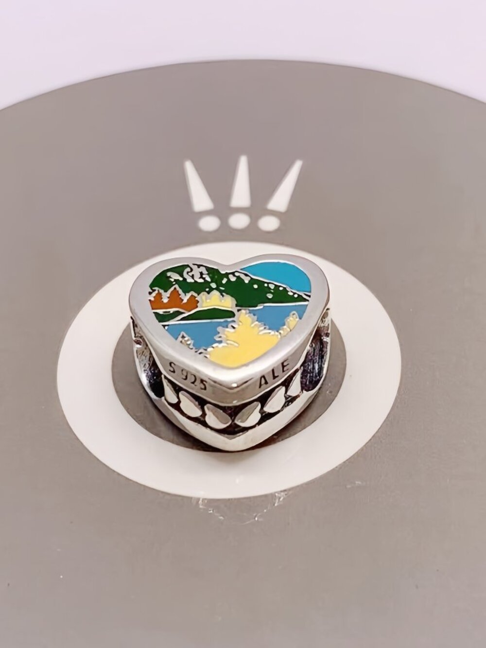Pandora Vermont Heart Charm S925 Sterling silver